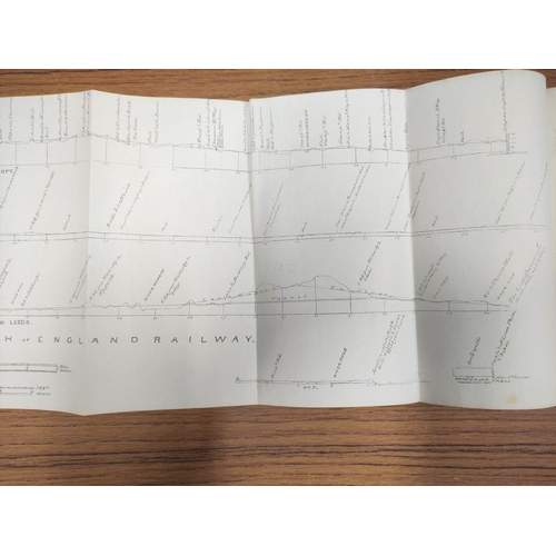 187 - STOREY THOMAS.  Report on the Great North of England Railway, Connecting Leeds & York with Newca... 