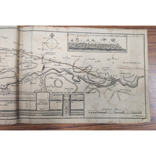 188 - WARBURTON JOHN.&nbsp;&nbsp;Vallum Romanum or The History & Antiquities of the Roman Wall. Fldg. ... 
