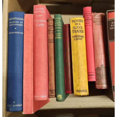 196 - HOBY SIR THOMAS.  The Travels & Life. Small quarto. Orig. red cloth, fading. 1902; also a carton... 
