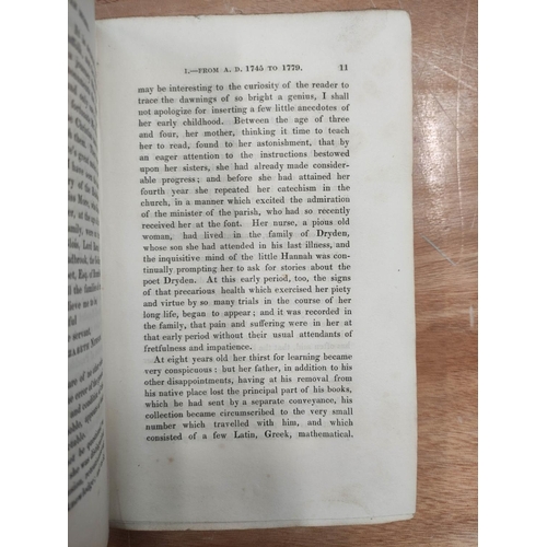205 - ROBERTS WILLIAM.&nbsp;&nbsp;Memoirs of the Life & Correspondence of Mrs Hannah More. 4 vols. Eng... 