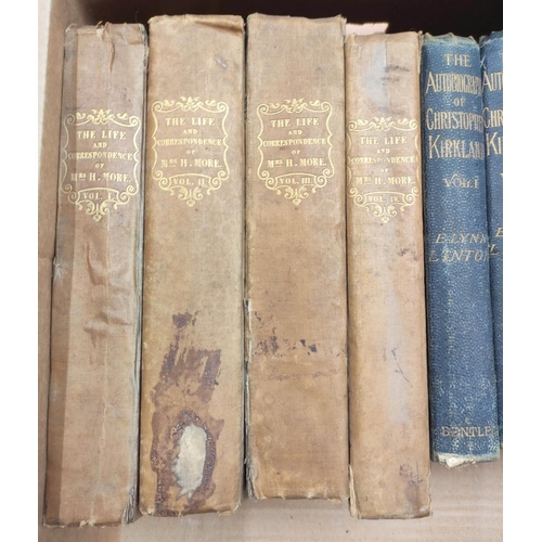 205 - ROBERTS WILLIAM.&nbsp;&nbsp;Memoirs of the Life & Correspondence of Mrs Hannah More. 4 vols. Eng... 