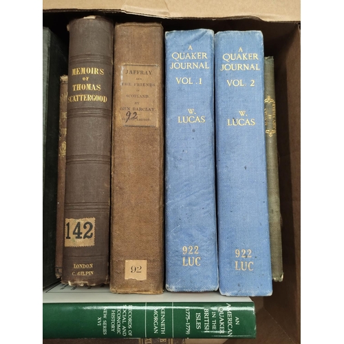 206 - ALLEN WILLIAM.&nbsp;&nbsp;Life ... with Selections from His Correspondence. 3 vols. Orig. cloth. 184... 