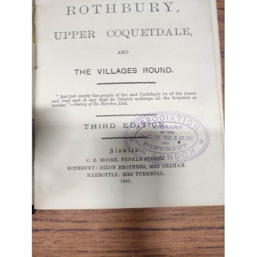 207 - (WOODMAN WILLIAM).  Ulgham, Its Story. 40pp. Port. frontis. Morocco backed brds. (mkd.). Newcastle, ... 