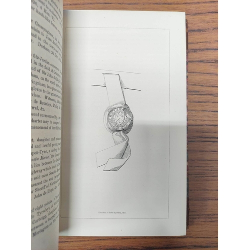 210 - SOCIETY OF ANTIQUARIES OF NEWCASTLE UPON TYNE.  Archaeologia Aeliana. A run from vol. 1 to vol. 25 o... 