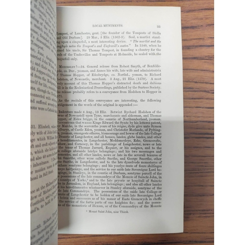 210 - SOCIETY OF ANTIQUARIES OF NEWCASTLE UPON TYNE.  Archaeologia Aeliana. A run from vol. 1 to vol. 25 o... 