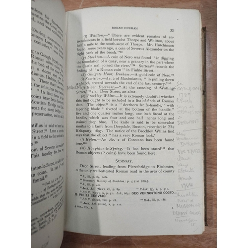 212 - SOCIETY OF ANTIQUARIES OF NEWCASTLE UPON TYNE.&nbsp;&nbsp;Archaeologia Aeliana. Fourth Series. Vols.... 