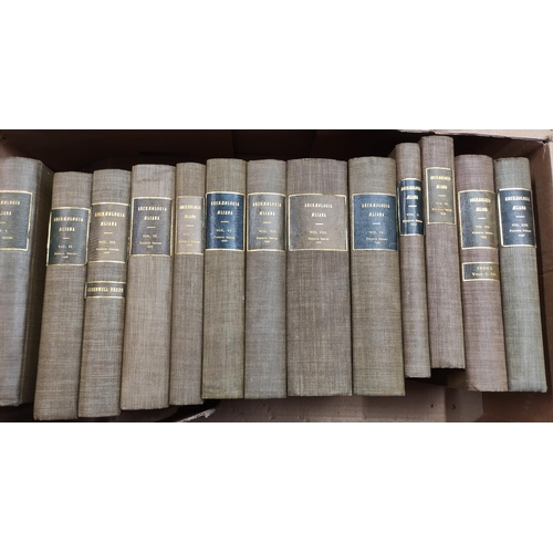 212 - SOCIETY OF ANTIQUARIES OF NEWCASTLE UPON TYNE.&nbsp;&nbsp;Archaeologia Aeliana. Fourth Series. Vols.... 