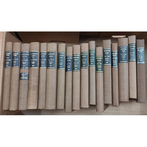 212 - SOCIETY OF ANTIQUARIES OF NEWCASTLE UPON TYNE.&nbsp;&nbsp;Archaeologia Aeliana. Fourth Series. Vols.... 