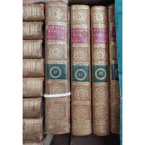 213 - GIBBON EDWARD.&nbsp;The History of the Decline & Fall of the Roman Empire. Set of 12 vols. Eng. ... 