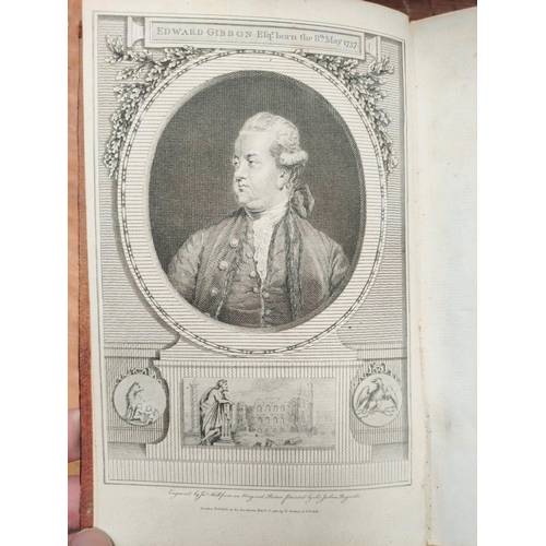 213 - GIBBON EDWARD.&nbsp;The History of the Decline & Fall of the Roman Empire. Set of 12 vols. Eng. ... 