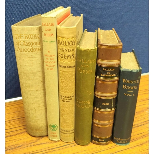 214 - THE GLASGOW BALLAD CLUB.&nbsp;&nbsp;Ballads & Poems for 1895, 1898 & 1952. The 1898 vol. wit... 