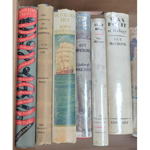 219 - MCCRONE GUY.&nbsp; Five 1st eds. in chipped d.w's; also 5 others incl. Letters from Iceland by Auden... 