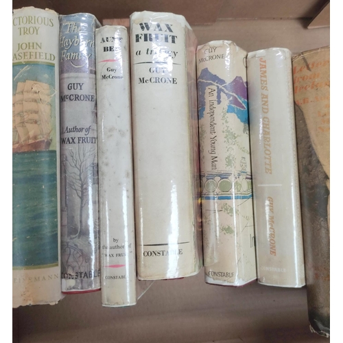 219 - MCCRONE GUY.&nbsp; Five 1st eds. in chipped d.w's; also 5 others incl. Letters from Iceland by Auden... 