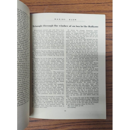 220 - CROMBIE SAUNDERS R. & FERGUSSON J. D. (Eds). Scottish Art & Letters. Nos. 1 to 5 of this per... 