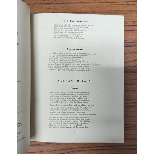 220 - CROMBIE SAUNDERS R. & FERGUSSON J. D. (Eds). Scottish Art & Letters. Nos. 1 to 5 of this per... 