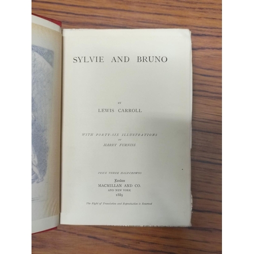 223 - LEWIS CARROLL (Dodgson C. L.).&nbsp;&nbsp;Sylvie & Bruno and Sylvie & Bruno Concluded. 2 vol... 