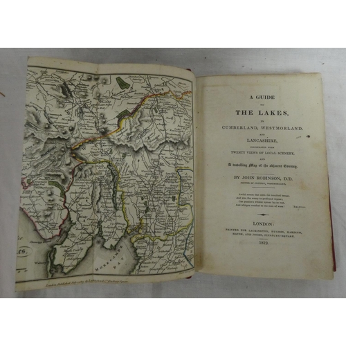 122 - ROBINSON JOHN, of Clifton.&nbsp;&nbsp;A Guide to the Lakes in Cumberland, Westmorland & Lancashi... 