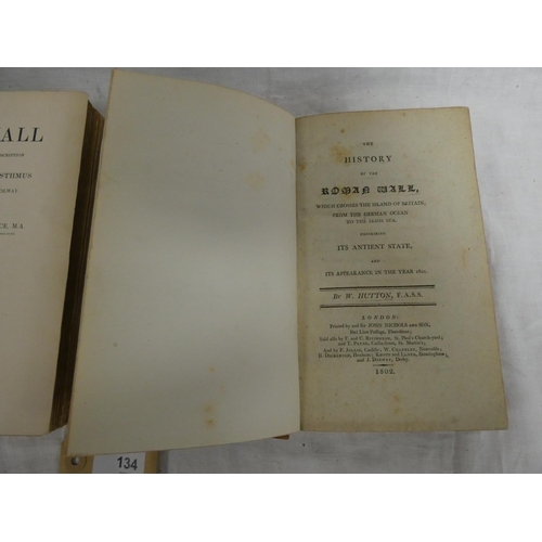 134 - COLLINGWOOD BRUCE J.&nbsp;&nbsp;The Roman Wall. Plans, plates & illus. Orig. green cloth gilt br... 