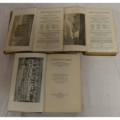 138 - WILKINSON GEORGE T.&nbsp;&nbsp;The Newgate Calendar Improved, Being Interesting Memoirs of Notorious... 