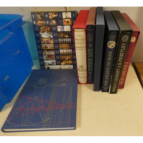 142 - FOLIO SOCIETY.  8 various vols., mainly in d.ws.