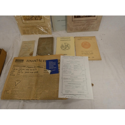 148 - Carlisle.&nbsp;&nbsp;The Poll Book of the City of Carlisle at the Election in April 1859. 29pp. John... 