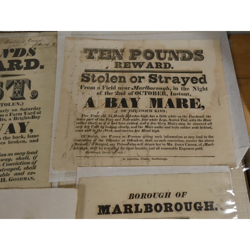 149C - Printed Posters & Handbills.  Tottenham Park Association, poster offering detailed rewards for t... 