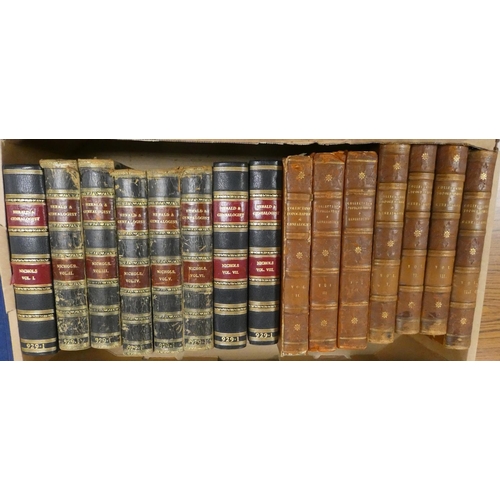 150 - NICHOLS JOHN G. (Ed).&nbsp;&nbsp;The Herald & Genealogist. Vols. 1 to 8. Eng. vignettes. Three i... 