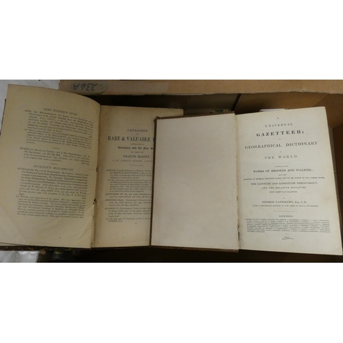231 - LANDMANN GEORGE.&nbsp;&nbsp;A Universal Gazetteer or Geographical Dictionary of the World. Calf. 183... 