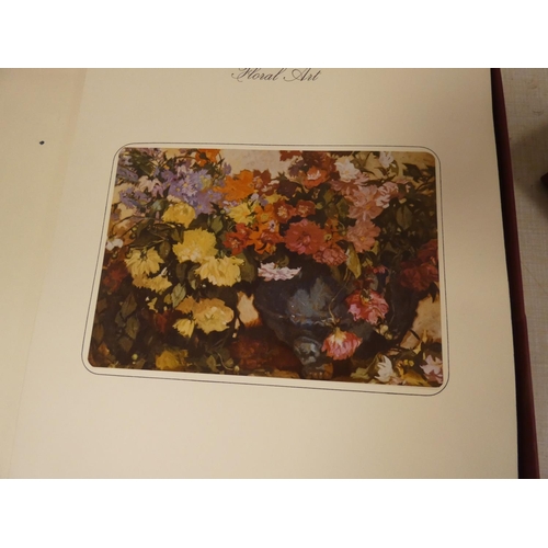 292 - BELVEDERE (Pubs).  Floral Art. 60 mounted col. plates in a worn & splitting maroon clo... 