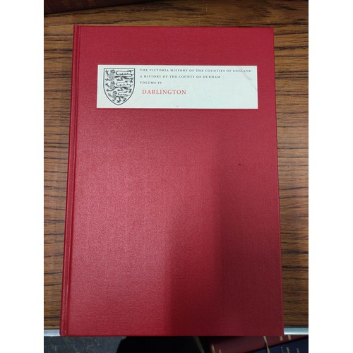153 - PAGE WILLIAM (Ed).  The Victoria History of the County of Durham. 3 vols. Frontis & illus. Quart... 
