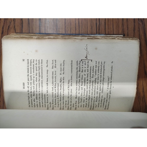 164 - BROCKETT JOHN T.&nbsp;&nbsp;A Glossary of North Country Words ... from an Original Manuscript in the... 