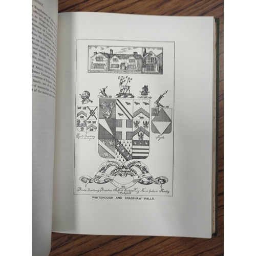 166 - (TILLEY J.).&nbsp;&nbsp;The Old Halls, Manors & Families of Derbyshire. 4 vols. Plates & ill... 