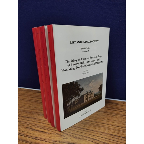 170 - HOLT JENNIFER S.  The Diary of Thomas Fenwick Esquire of Burrow Hall, Lancashire & Nunriding, No... 