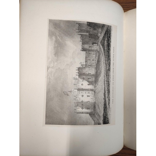 180 - DUCHESS OF NORTHUMBERLAND (Charlotte F. Percy).  Castles of Alnwick & Warkworth & c., From S... 