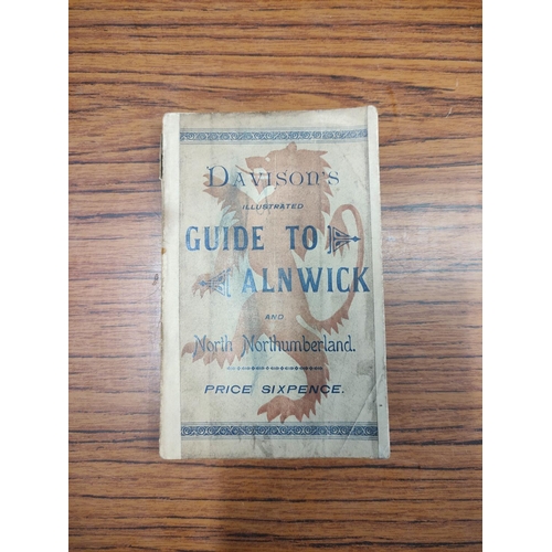 181 - DAVISON W. (Pubs).  The History of Alnwick, the County Town of Northumberland. Title vignette by Bew... 