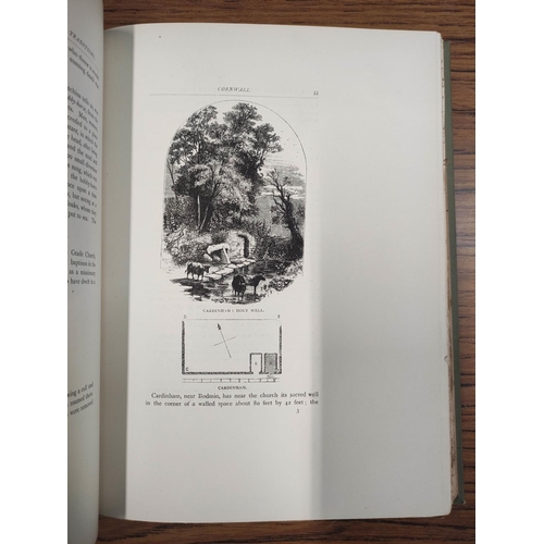 184 - HOPE R. C.&nbsp;&nbsp;The Legendary Lore of the Holy Wells of England. Wood eng. vignettes. Large pa... 