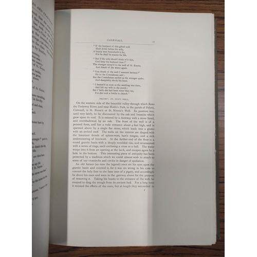 184 - HOPE R. C.&nbsp;&nbsp;The Legendary Lore of the Holy Wells of England. Wood eng. vignettes. Large pa... 
