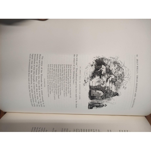 184 - HOPE R. C.&nbsp;&nbsp;The Legendary Lore of the Holy Wells of England. Wood eng. vignettes. Large pa... 