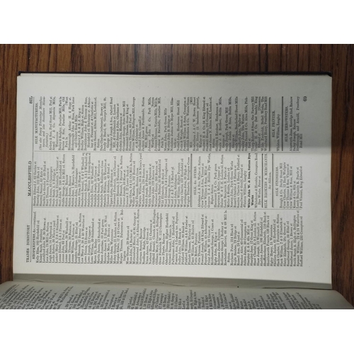 200 - SLATER ISAAC.  Slater's Directory of Macclesfield & District. Adverts. Royal 8vo. Orig. blue clo... 