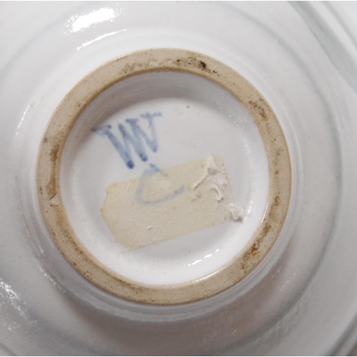 Studio pottery bowl and plate designed by Wally Cole of Rye