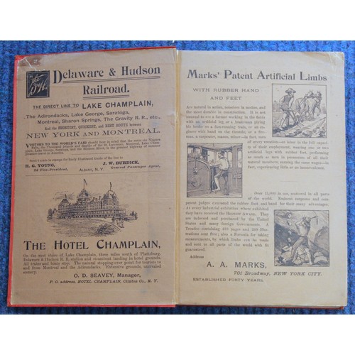 284 - ROBERTS CHARLES G. D.  Appleton's Canadian Guide Book. 2 vols. Adverts, illus. & maps.... 