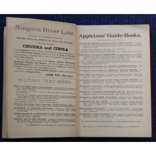 284 - ROBERTS CHARLES G. D.  Appleton's Canadian Guide Book. 2 vols. Adverts, illus. & maps.... 