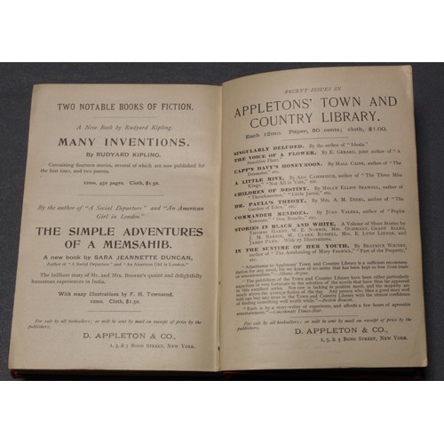 284 - ROBERTS CHARLES G. D.  Appleton's Canadian Guide Book. 2 vols. Adverts, illus. & maps.... 