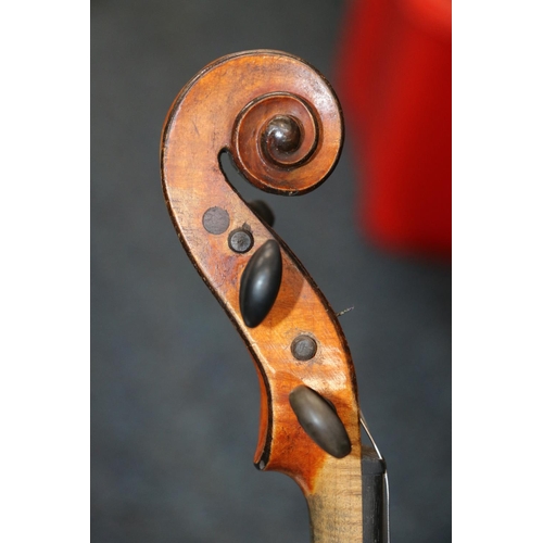 291 - Cased violin, Vuillaume of Paris.