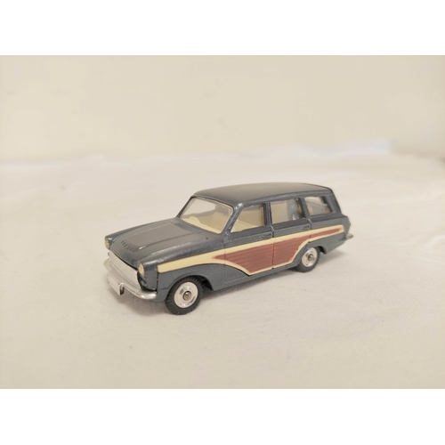 36 - Corgi Toys. Boxed Bedford Carrimore Car Transporter No1101 with four loose cars. Comprising of an MG... 