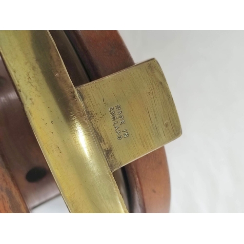 225 - Antique Milward-Bartleet of Redditch post 1926 walnut and brass bound 7