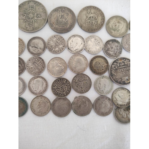 120 - Great Britain. Collection of silver coins comprising of .500 & .925 grade examples to include th... 