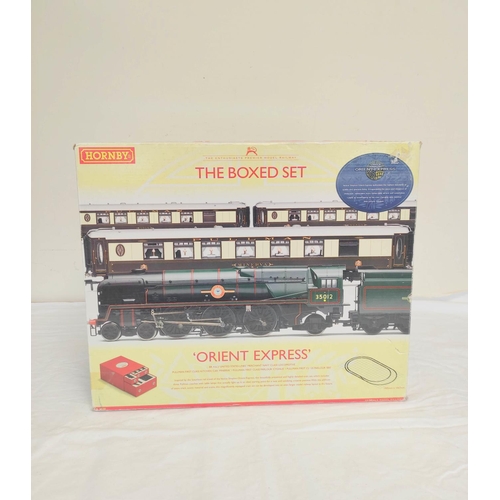 69 - Hornby 00 gauge Orient Express R1038 locomotive box set comprising of track, power supply, three Pul... 