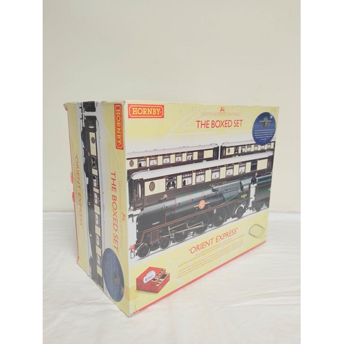 69 - Hornby 00 gauge Orient Express R1038 locomotive box set comprising of track, power supply, three Pul... 