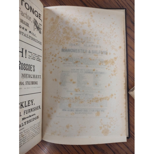 200 - SLATER ISAAC.  Slater's Directory of Macclesfield & District. Adverts. Royal 8vo. Orig. blue clo... 
